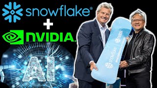 Snowflake + Nvidia = Unstoppable AI Superteam ❄️ Snowflake Summit ❄️ Nvidia Stock + Snowflake Stock
