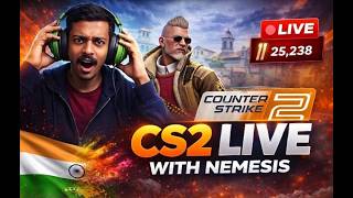 🔴CS2 India Live Nemesis #38 | Faceit/Premier #livestream #cs2 #counterstrike2 #livenow