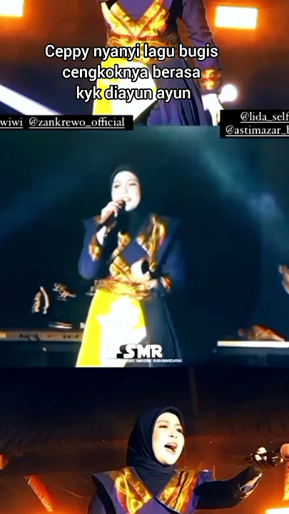 Off air di Sangata Selfi menyanyikan lagu bugis 'Muballiangnga Pale Lima'