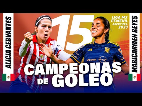 Los 30 GOLES de LICHA Cervantes Y MARICARMEN Reyes 👑 CAMPEONAS de GOLEO