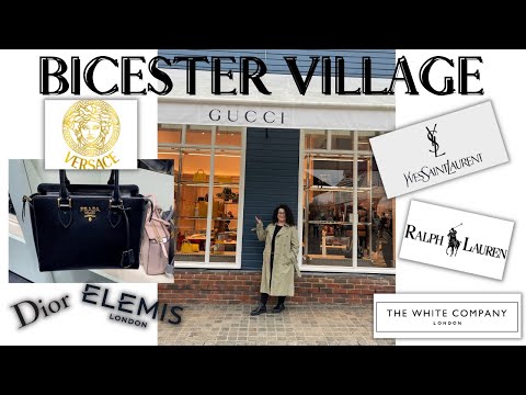 Bicester Village Luxury Outlet Shopping Vlog:YSL-Versace