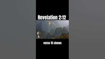 Revelation 2:12 — Christ Speaks with a Sharp Sword #bibleverse #endtimes #revelation