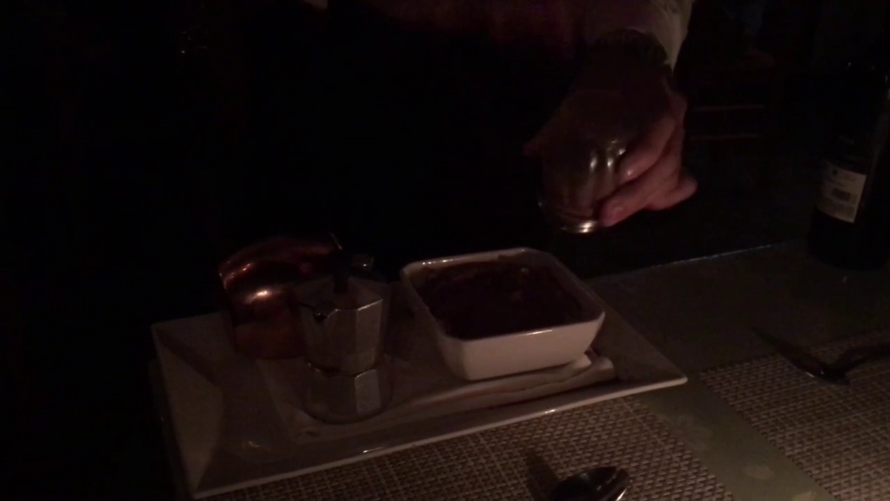Tiramisu At Tableside Pane Vino Miami South Beach Youtube