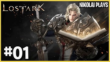 Nikolai plays: Lost Ark - Paladin #01  | gameplay walkthrough no commentary full game