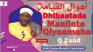 Muxaadaro |Qayti 2aad | Dhibaatada Maalinta Qiyaamaha | أهوال القيامة | Sheekh Saalax