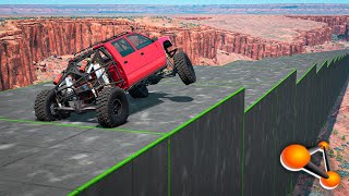 BeamNG.drive - Vehicles Are Jumping Up The Steps