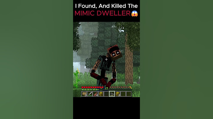 I KILLED Mimic Dweller😱#minecraft #scary #shorts #skinwalker