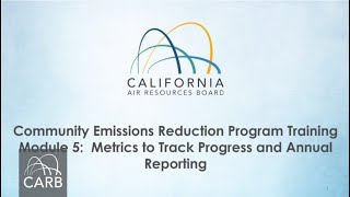 Famous Community Emissions Reduction Programs Module 5 Metrics and Tracking Progress Profile