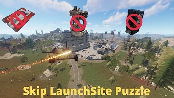 Looting Launch Site with Minicopter Safely ! |Rust Tips