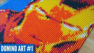 IRON-MAN MADE FROM 5,000 DOMINOES | Domino Art #1