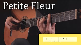 Petite Fleur (Sidney Bechet) = Fingerstyle Guitar Cover + TABs Resimi