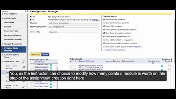 Assigning Dynamic Study Modules in MAL, MEL, MFL, MOL