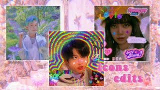 ⭒ 黒人 ᨳ icons edit (glitchcore, 90's/soft ver., fairycore) screenshot 5