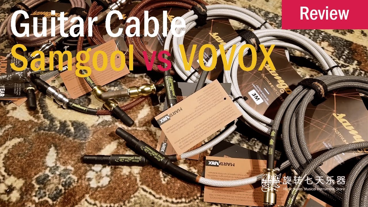 Guitar Cable Samgool vs VOVOX Review YouTube