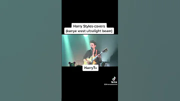 Harry Styles covers (kanye west ultralight beam) #harrystyles #kanyewest
