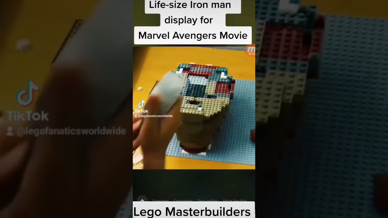 Lego Life Size Iron Man Build Time Lapse - Youtube