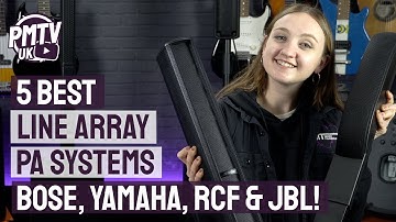 Top 5 Best Column Array PA Systems - Portable Sound Systems For Bands DJ
