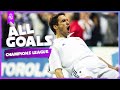 All of ral gonzlezs goals for real madrid in the champions league