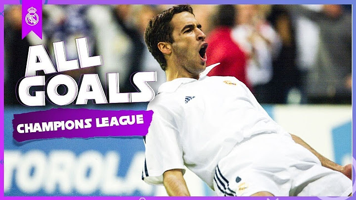 Raúl González | ¡Todos sus GOLES en Liga de Campeones con el Real Madrid!