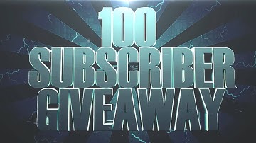 Thanks For 100 Subs!! // Intro Giveaway [CLOSED]