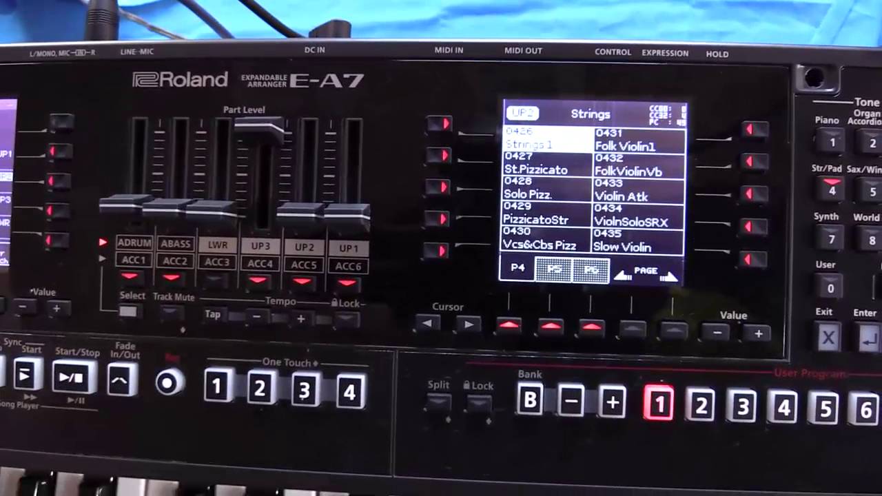 Roland EA 7 TUTORIAL 02 - YouTube