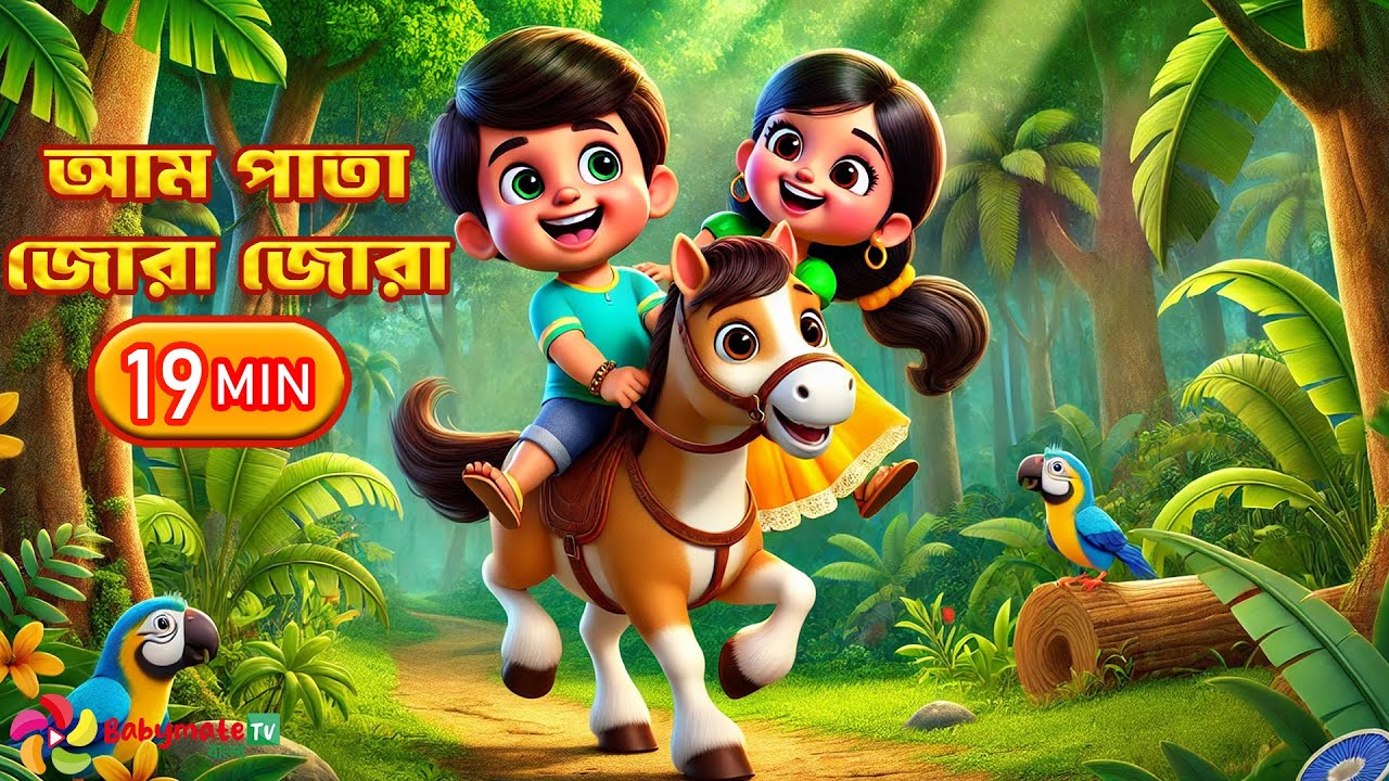 Aam Pata Jora Jora and More Bangla rhymes collection for kids |@babymateTVBangla