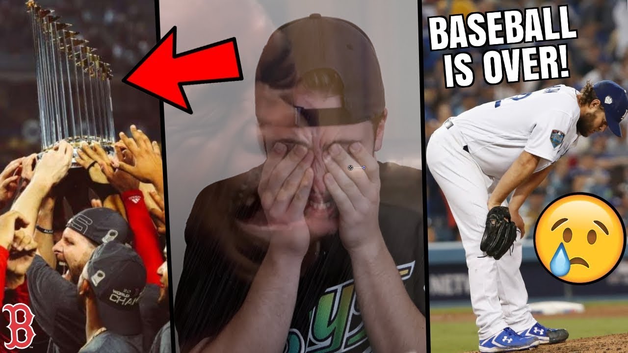 BASEBALL IS OVER 😭RED SOX WIN THE WORLD SERIES! FINAL MLB RECAP OF 2018 fuzzy dice