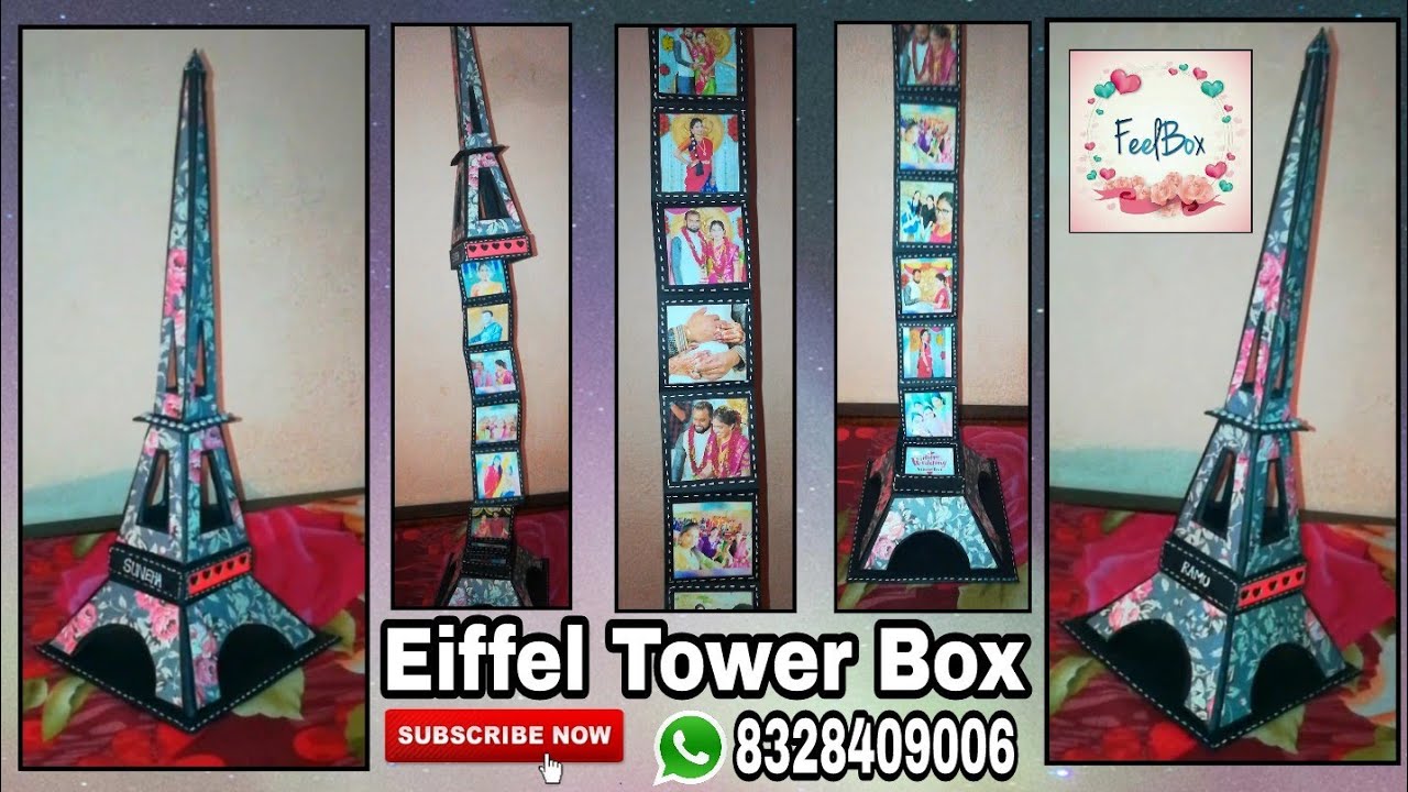 Eiffel Tower Gift Box photo ladder box Eiffel Tower Box Trending