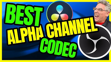 Best Alpha Channel Video Codec For OBS  - Low CPU Usage - Low Dropped Frames