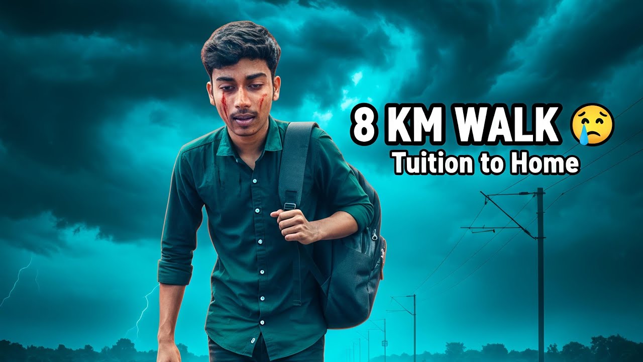 Tuition To Home Walk 😱 || 8KM walking 