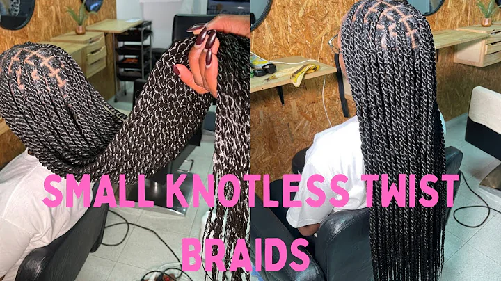 TUTORIAL TRANÇAS  KNOTLESS TWIST FINAS //LOOK AND LEARN