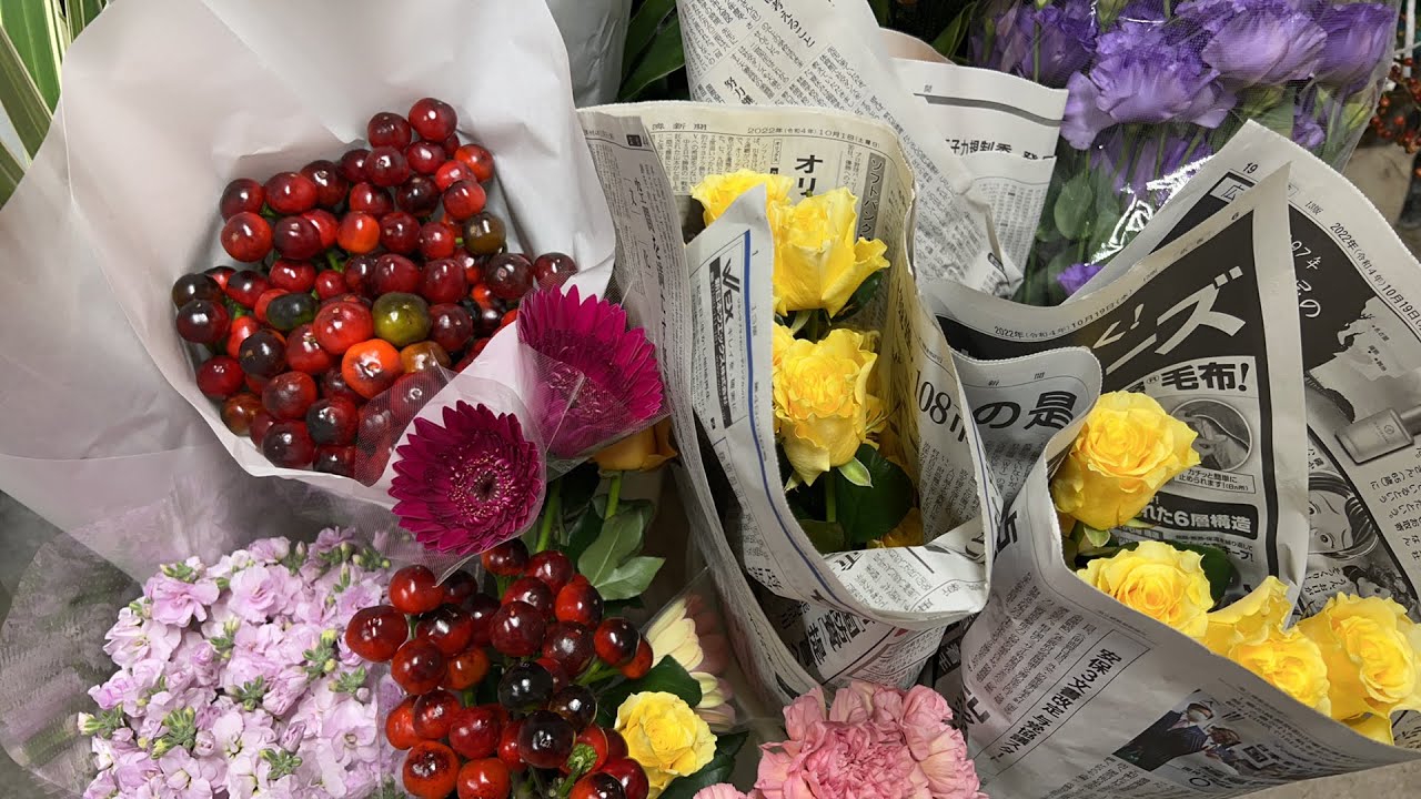 Nフラワーの本部講習会花材を組みながら何でもお花の事相談受けます&来