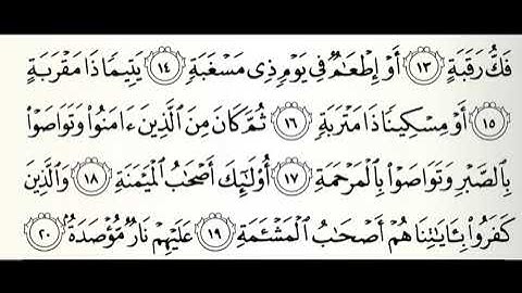 تلاوات مختارة سورة البلد القارئ محمد البراك