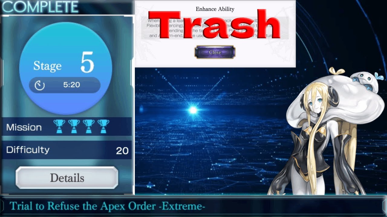 This First Blunt Clear Was Miserable - Trial To Refuse The Apex Order (Extreme 5): Another Eden