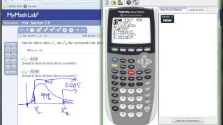 Finding Chi Square CV's using a PRGM