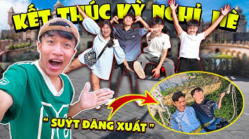 Anh Tóc Xoăn Dẫn Cả Team Đi Du Lịch Kết Thúc Kỳ Nghỉ Hè - Chơi Xích Đu Mạo Hiểm Suýt Đăng Xuất