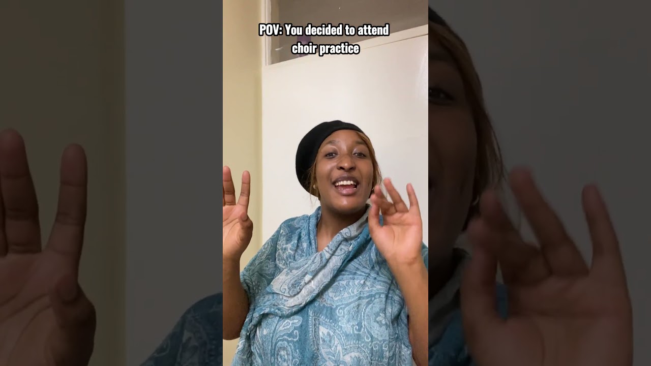 POV: You decided to attend choir practice