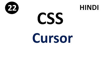 Cursor in css | Part - 22 | CSS Tutorial | Tech Talk Tricks