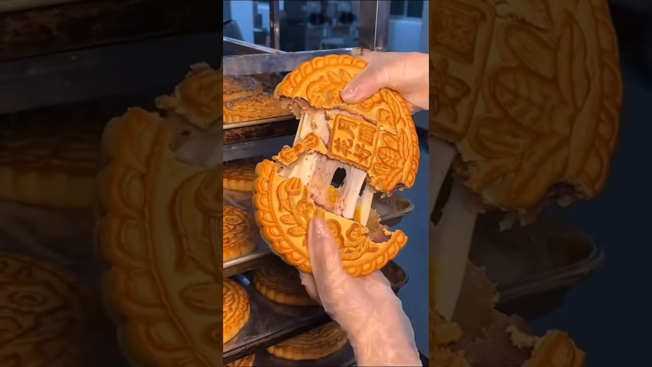 Making big moon cakes