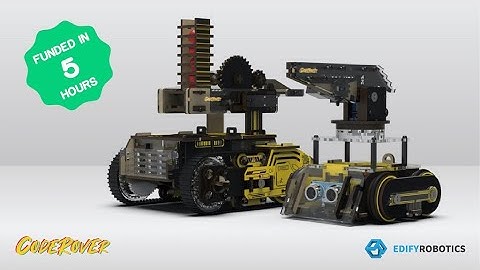 Now on Kickstarter: Coderover: Sustainable & Programmable Robot