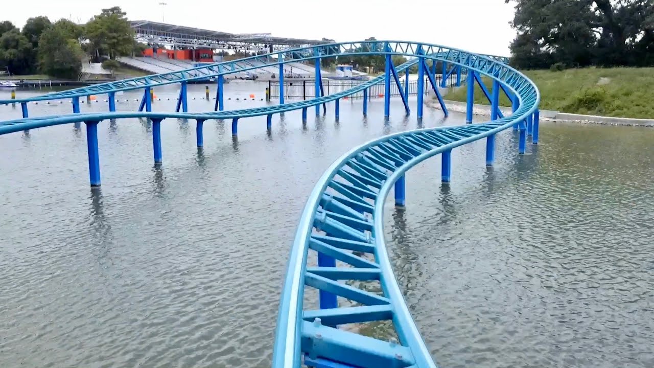 Wave Breaker Front Seat POV 2019 FULL HD SeaWorld San Antonio YouTube