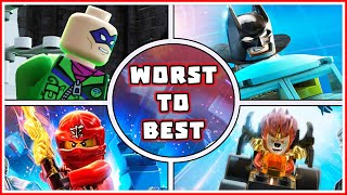 LEGO Dimensions  ALL WORLDS Ranked from WORST to BEST
