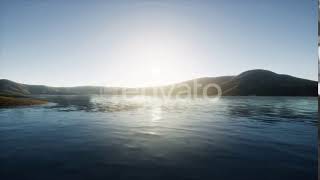 Beautiful Calm Lake with Sunset | Motion Graphics - Envato elements