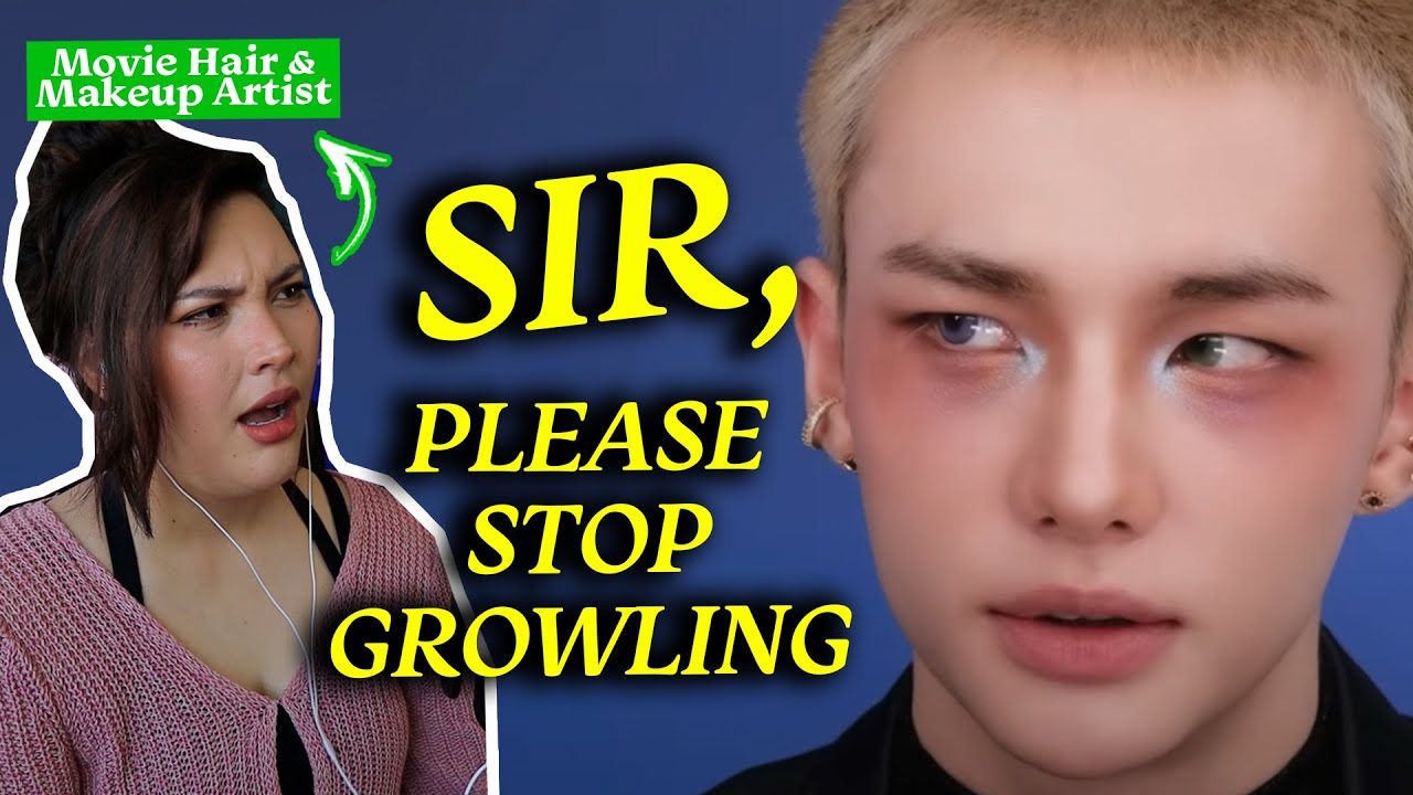 Австралийский художник по гриму для фильмов отреагировал на то, как RISABAE (이사배) делала макияж Х...