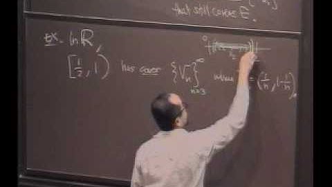 Real Analysis, Lecture 11: Compact Sets (2/8)