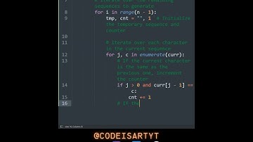Leetcode 38. Count and Say in Python | Python Leetcode | Python Coding Tutorial | Python Coding ASMR