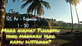 Belajar Menghafal Surah Ar - Rahman [Latin]  Ayat [1-20]  Irama Merdu