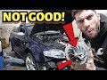 STRIPPING My SEIZED AUDI RS4 B7 TTS Supercharger!!