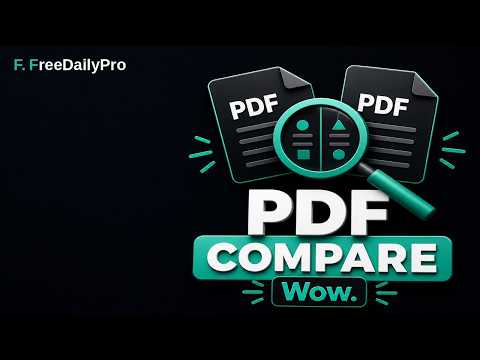 How to Compare Two PDF Files Online | Fr
