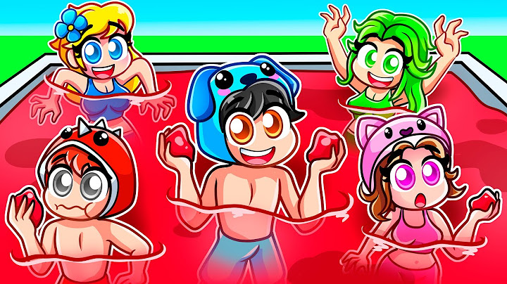 WORLDS LARGEST JELLY POOL In Roblox With MY CRAZY FAN GIRLS!
